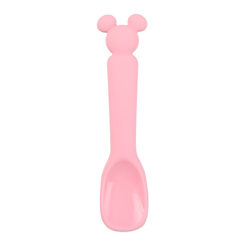Lucky Baby Disney Silicone Portable Non Slip Suction Plates Placemat With Spoon