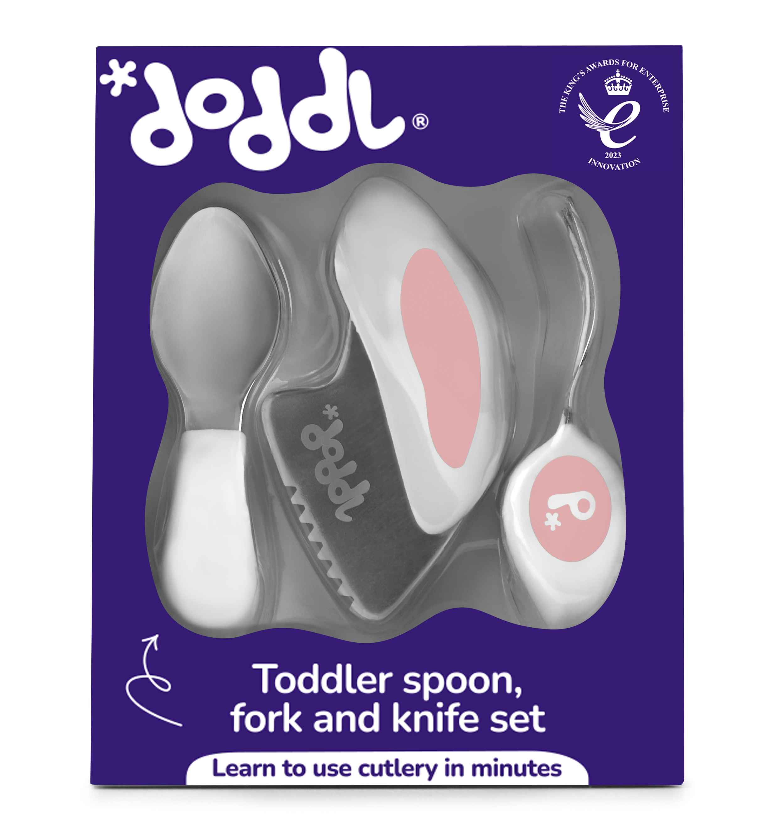 Doddl Toddler Knife, Fork And Spoon Set