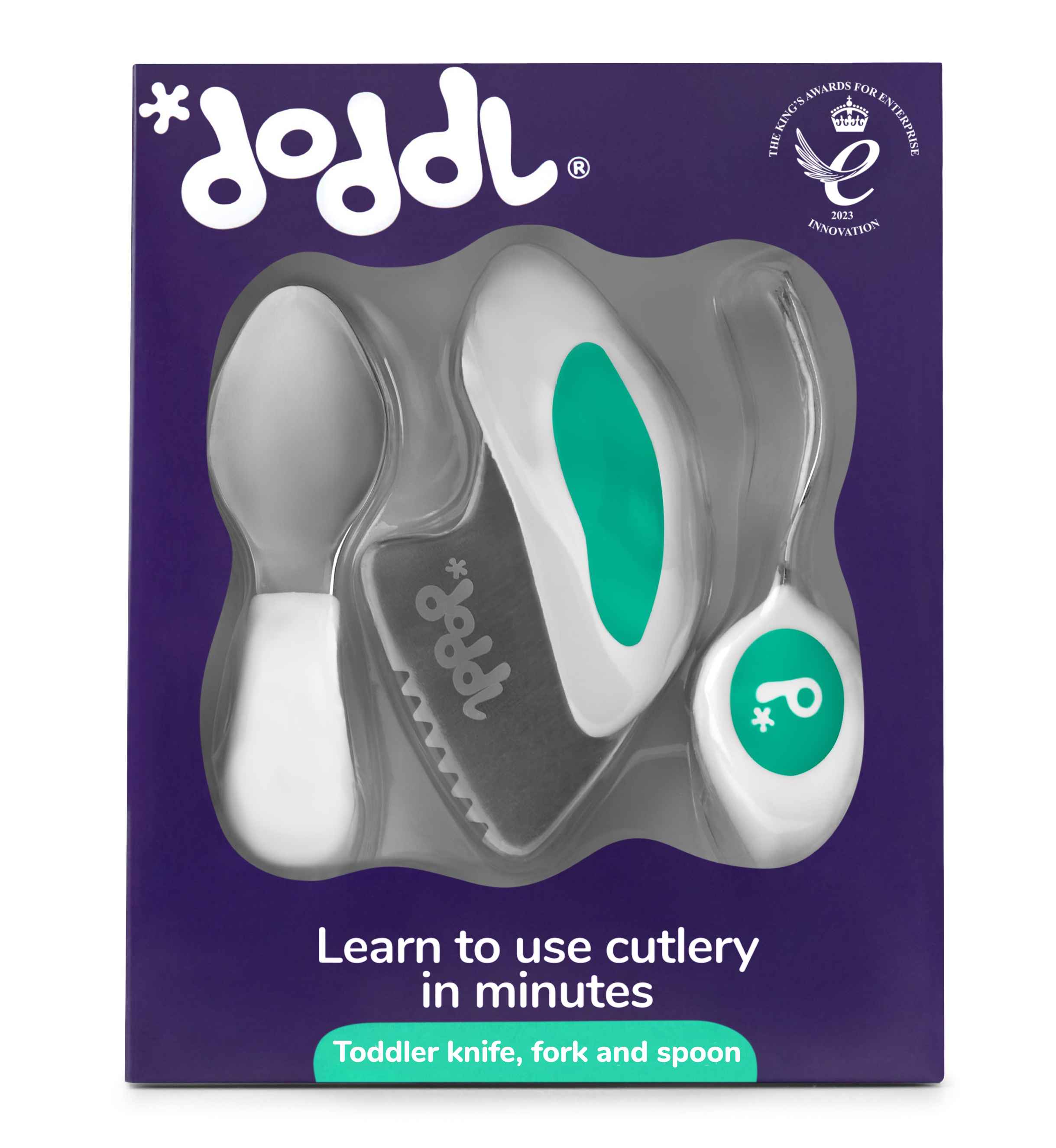Doddl Toddler Knife, Fork And Spoon Set