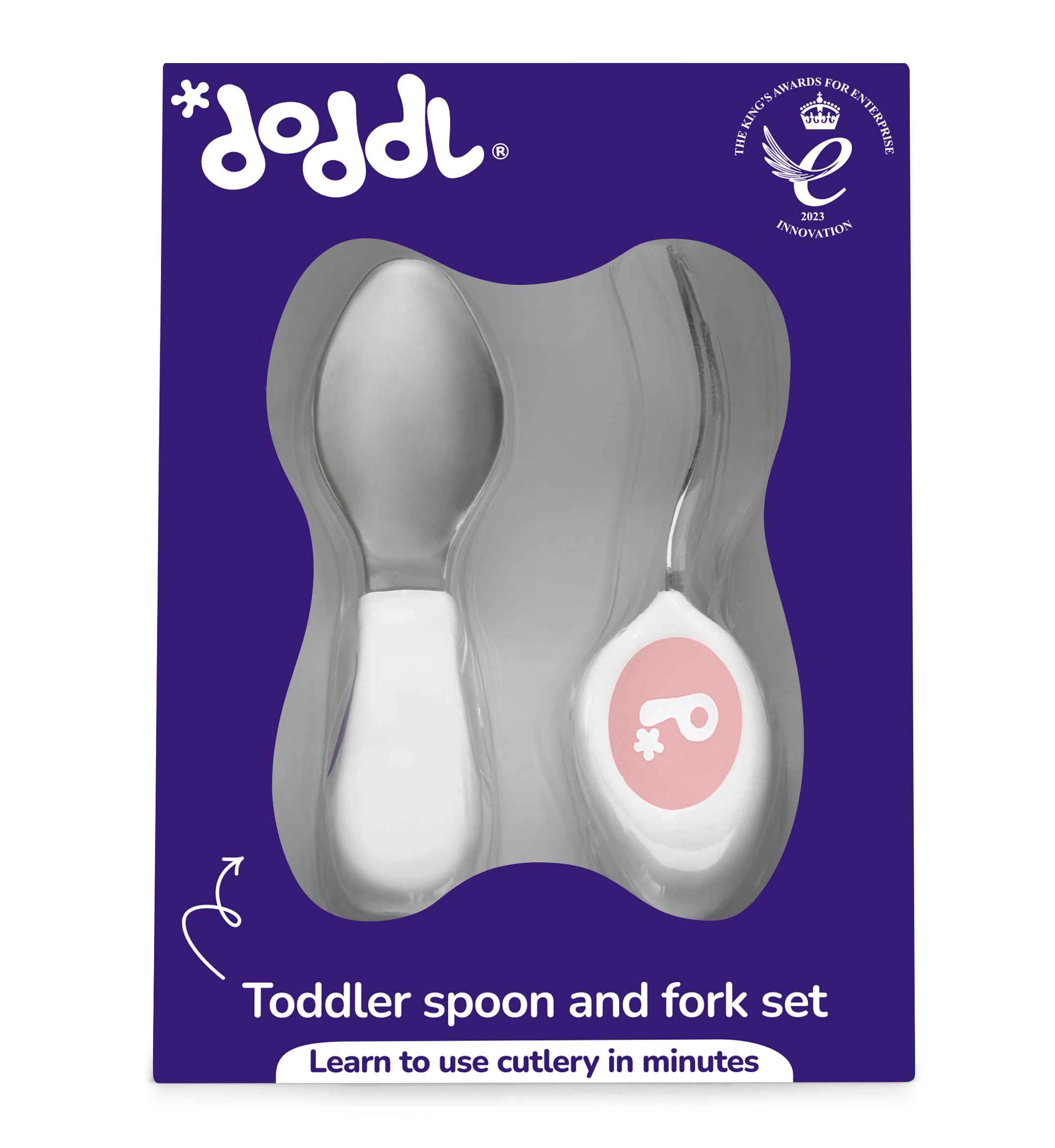Doddl Toddler Spoon And Fork Set