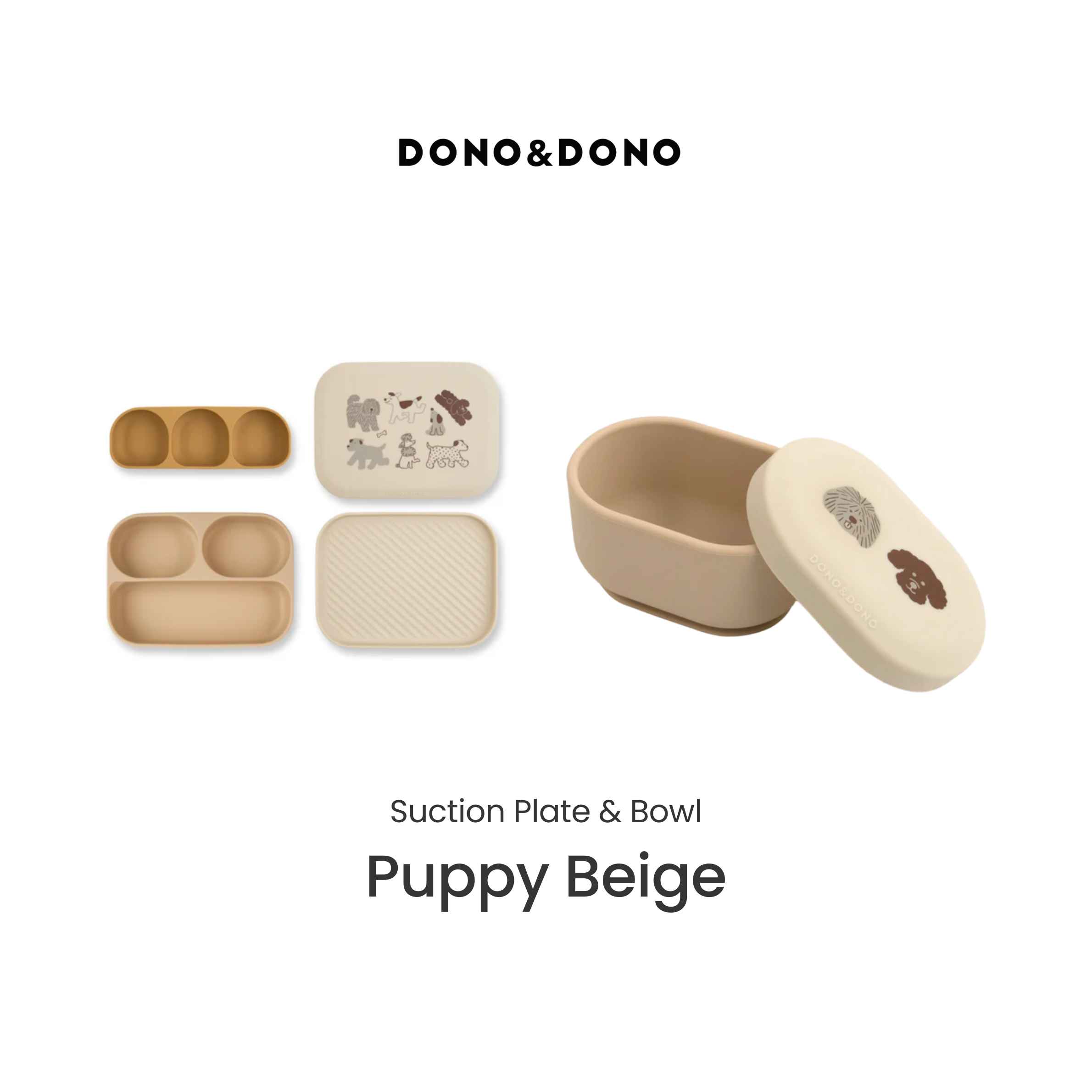 Dono & Dono Suction Plate + Suction Bowl Bundle *Choose Prints At Booth*
