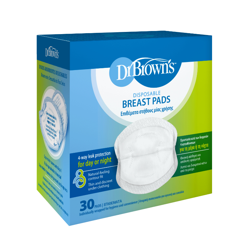Dr Brown's Disposable Breast Pads, 30pcs