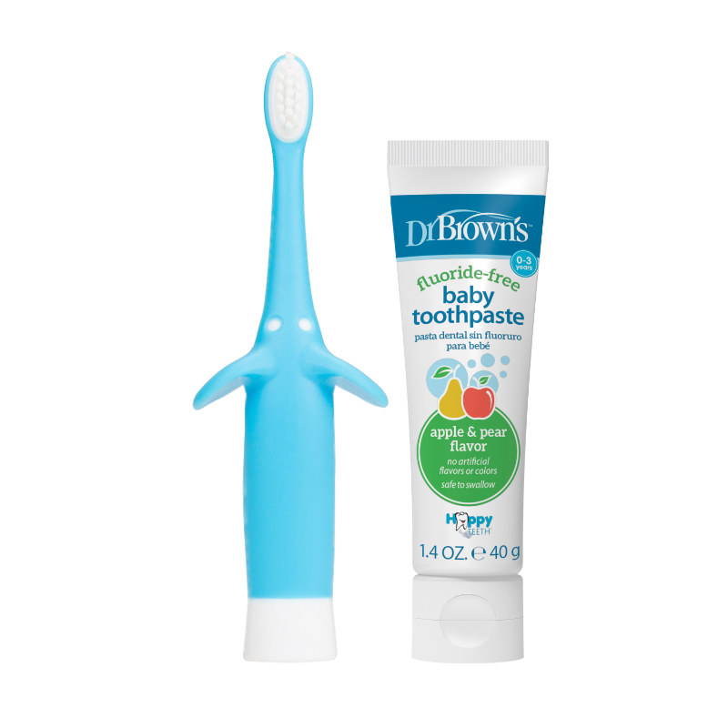 Dr Brown's Infant -to Toddler Toothbrush & Toothpaste Combo Pack