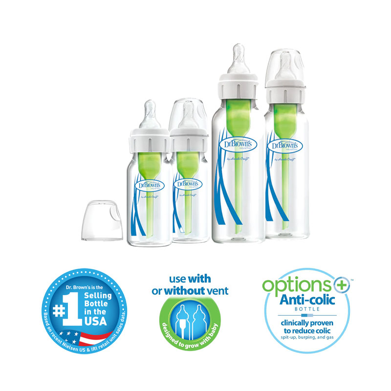 Dr Brown's Narrow Neck Glass Bottle Bundle