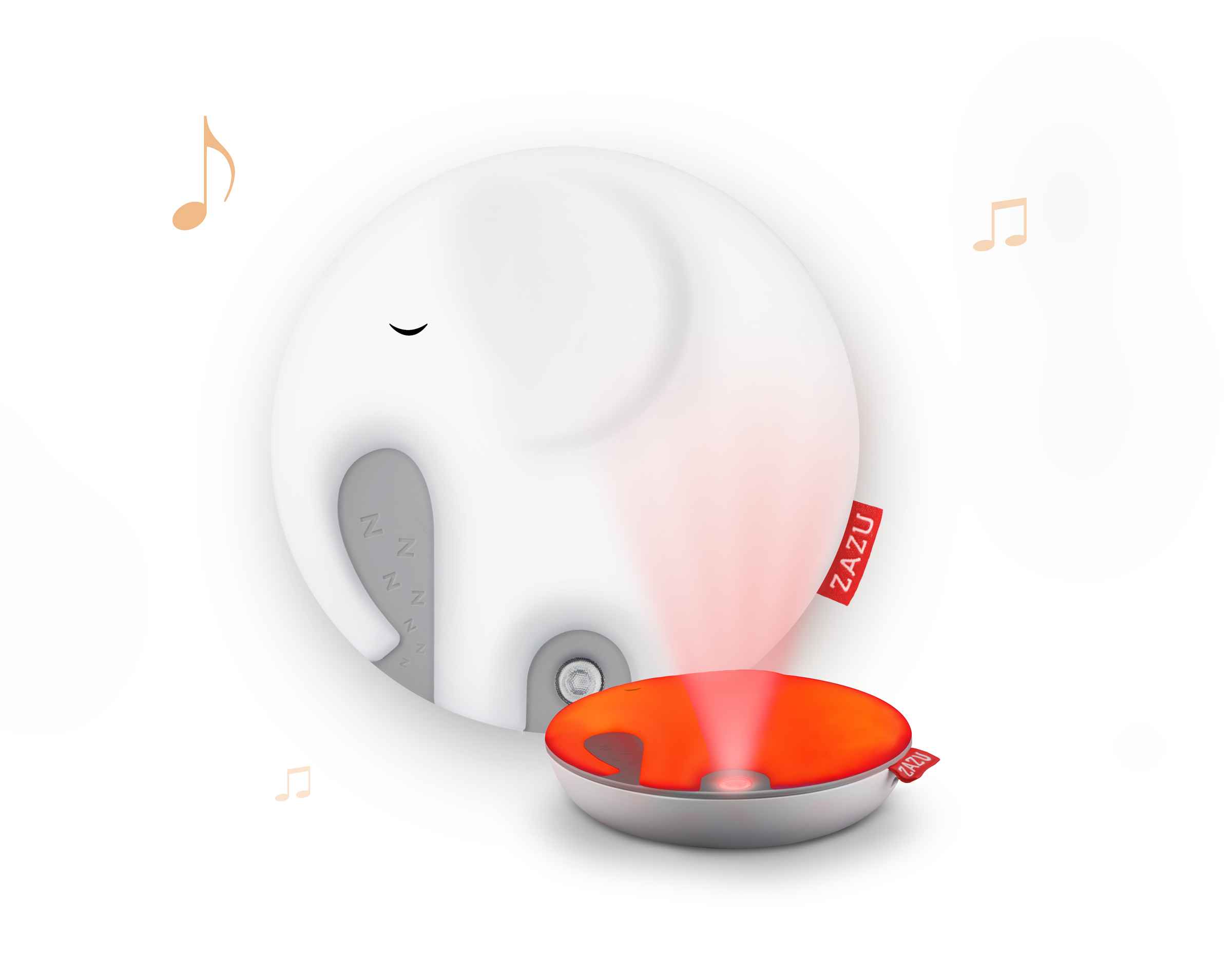 Zazu Breathing Light With Nightlight - Emmy The Elephant