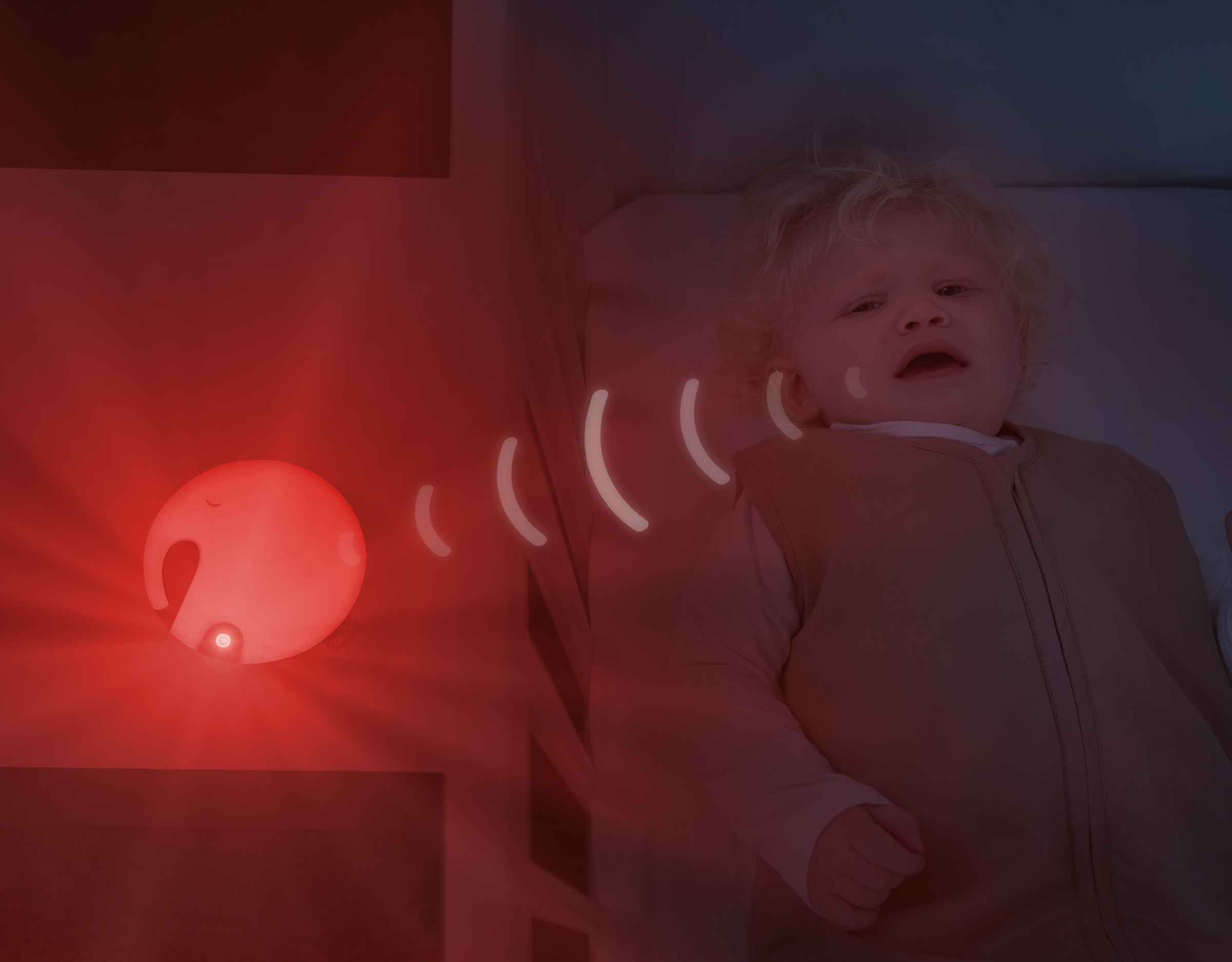Zazu Breathing Light With Nightlight - Emmy The Elephant