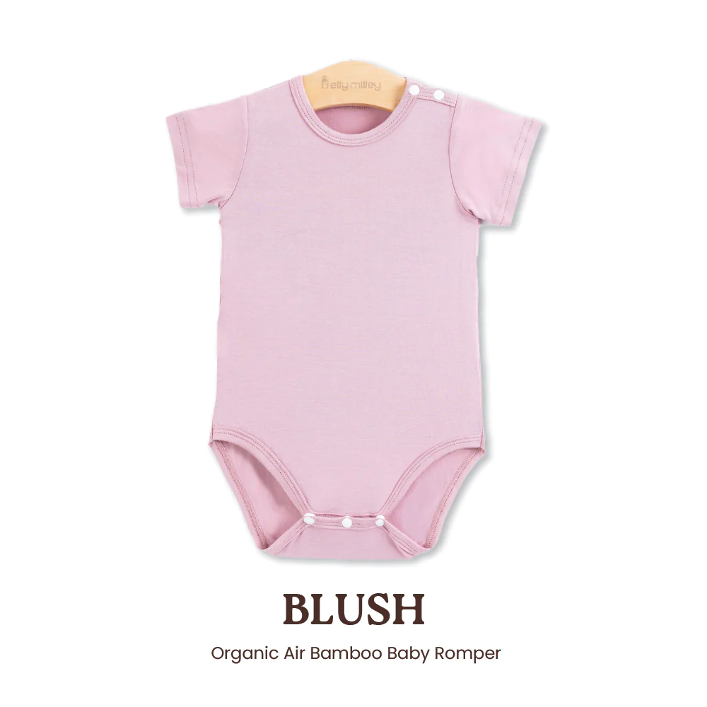 Elly Milley Signature Air Bamboo™ PlayKidz Souffle Romper - Blush
