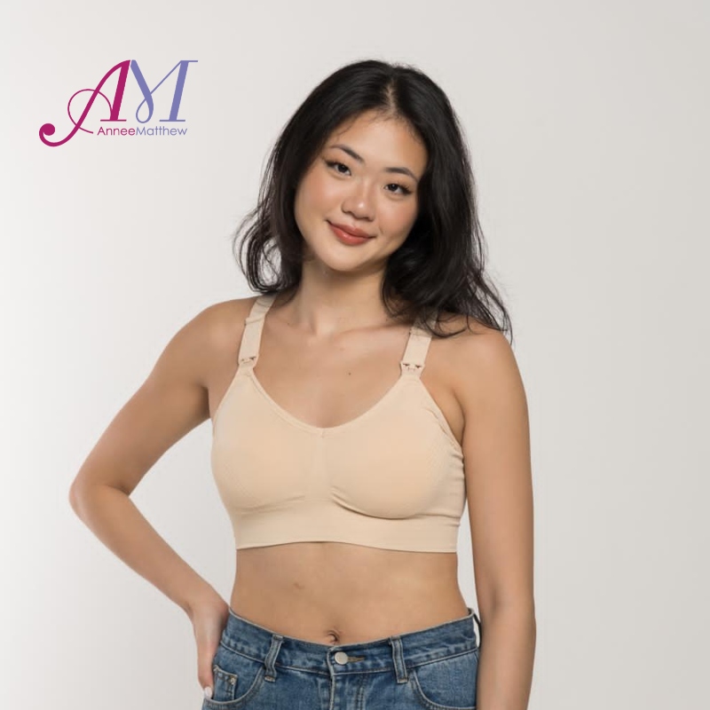 (Buy 1 Get 1 FREE) AnneeMatthew Embrace Comfort Nursing Bra *Choose Color & Size At Booth