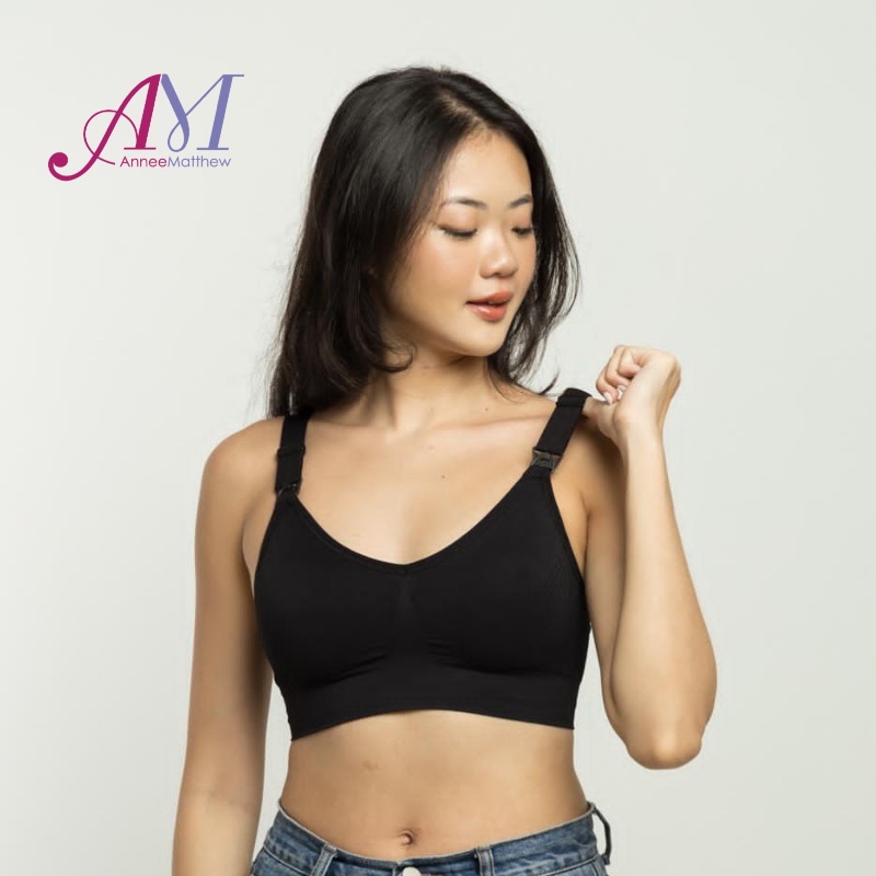 (Buy 1 Get 1 FREE) AnneeMatthew Embrace Comfort Nursing Bra *Choose Color & Size At Booth