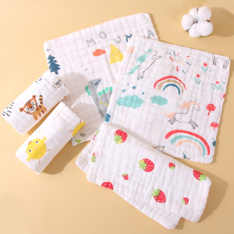 Emmanuel Baby Bib Face Towel (Pack Of 5) 0-24M