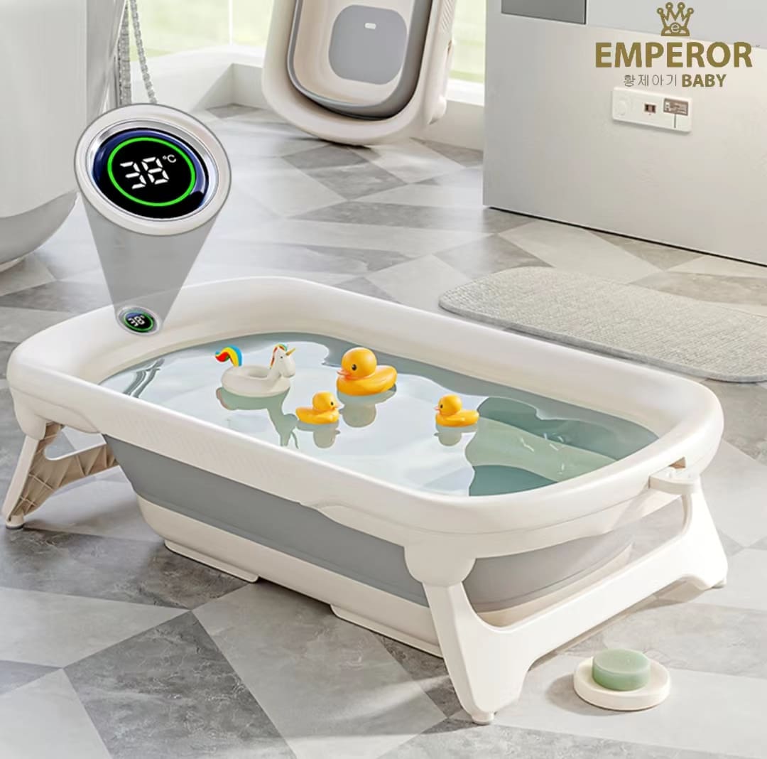 Emperor Baby Foldable Bath Tub With Bath Cushion