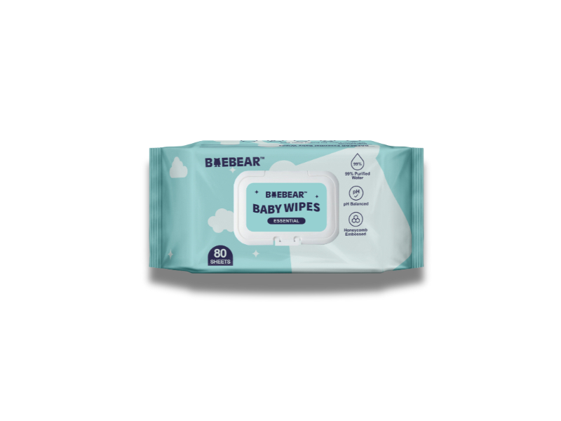 Baebear Essential Baby Wet Wipes 80 Sheets