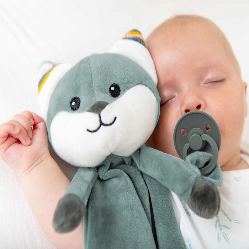 Zazu Comforter Soft Toy With Cry Sensor, Heartbeat Sound And Melodies - Felix The Fox