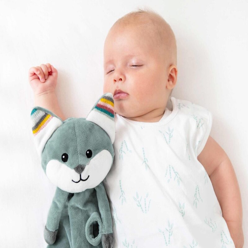 Zazu Comforter Soft Toy With Cry Sensor, Heartbeat Sound And Melodies - Felix The Fox