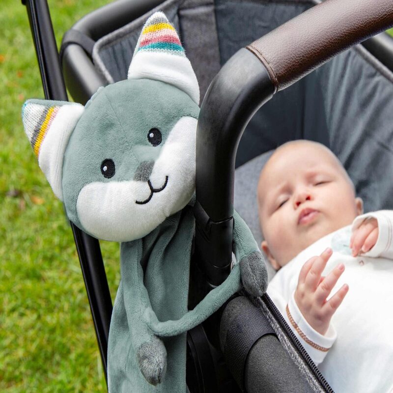 Zazu Comforter Soft Toy With Cry Sensor, Heartbeat Sound And Melodies - Felix The Fox
