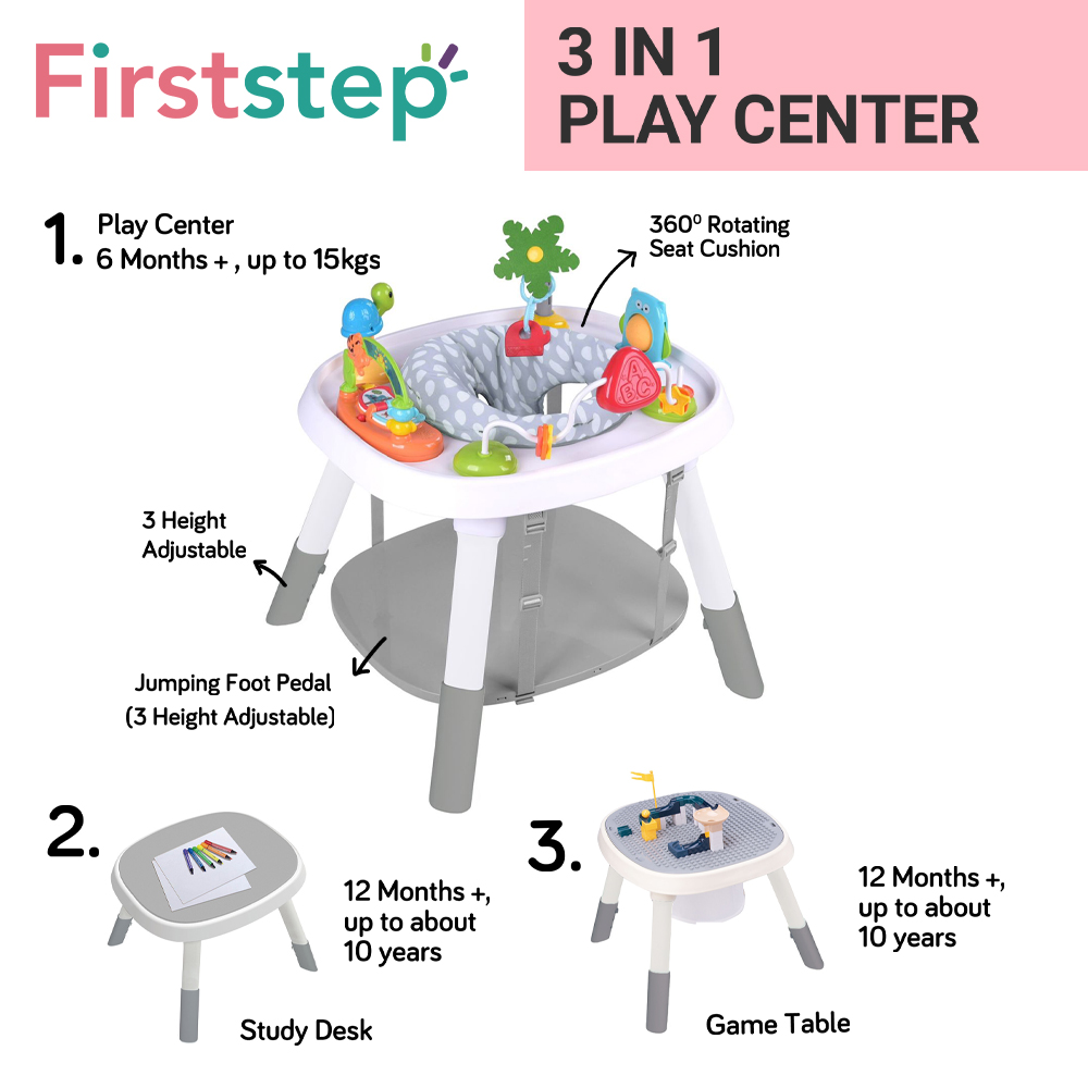 FirstStep 3 In 1 Play Centre