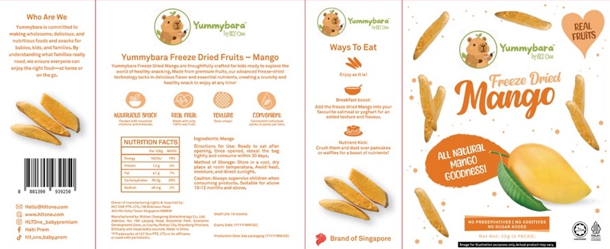 Yummybara Freeze Dry Fruits