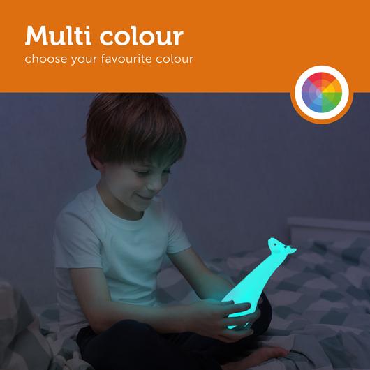 Zazu Rechargeable Torch And 7 Colors Nightlight, Gina The Giraffe