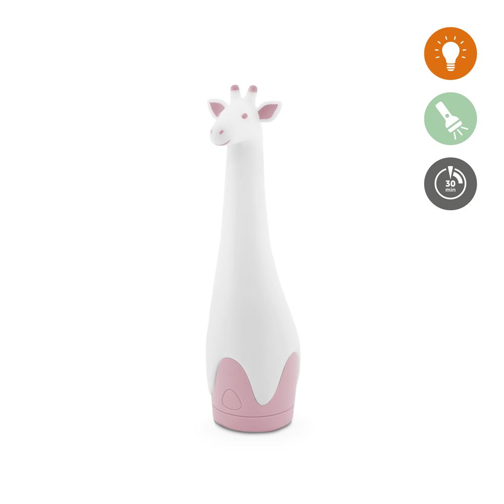 Zazu Rechargeable Torch And 7 Colors Nightlight, Gina The Giraffe