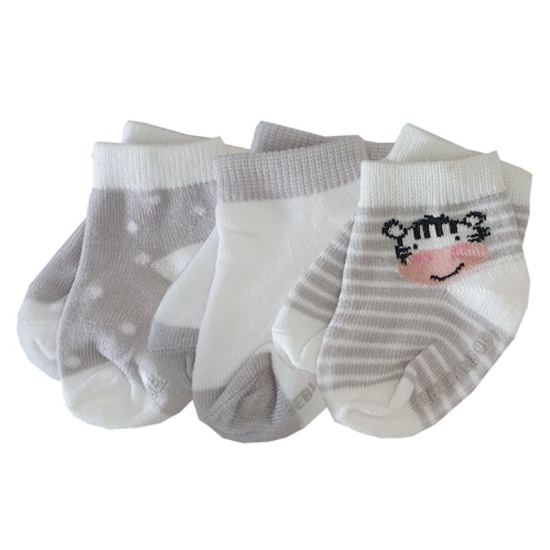Bebe Bamboo Baby Socks (Pack Of 3 Pairs) Boy Design - Bundle Of 2