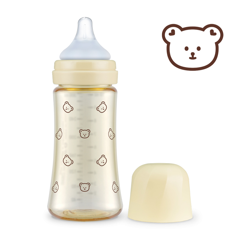 Grosmimi PPSU Feeding Bottle 300ml (With Stage 2 Teat)
