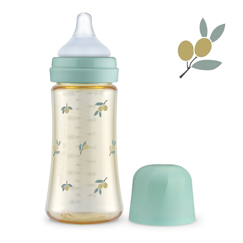 Grosmimi PPSU Feeding Bottle 300ml (With Stage 2 Teat)