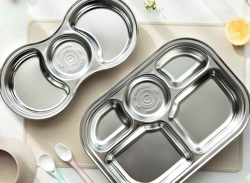 Grosmimi Stainless Steel Food Tray Bundle