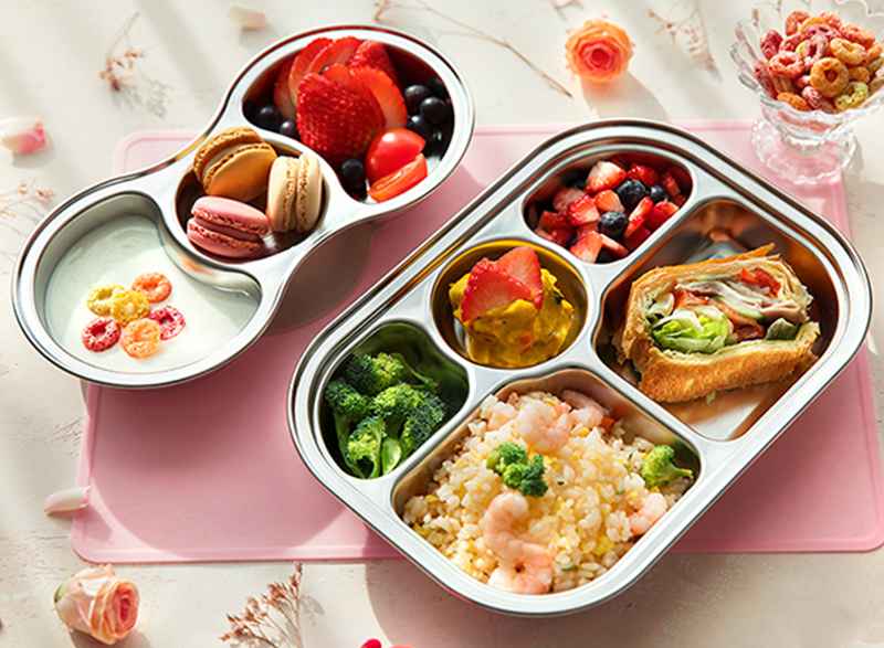 Grosmimi Stainless Steel Food Tray Bundle
