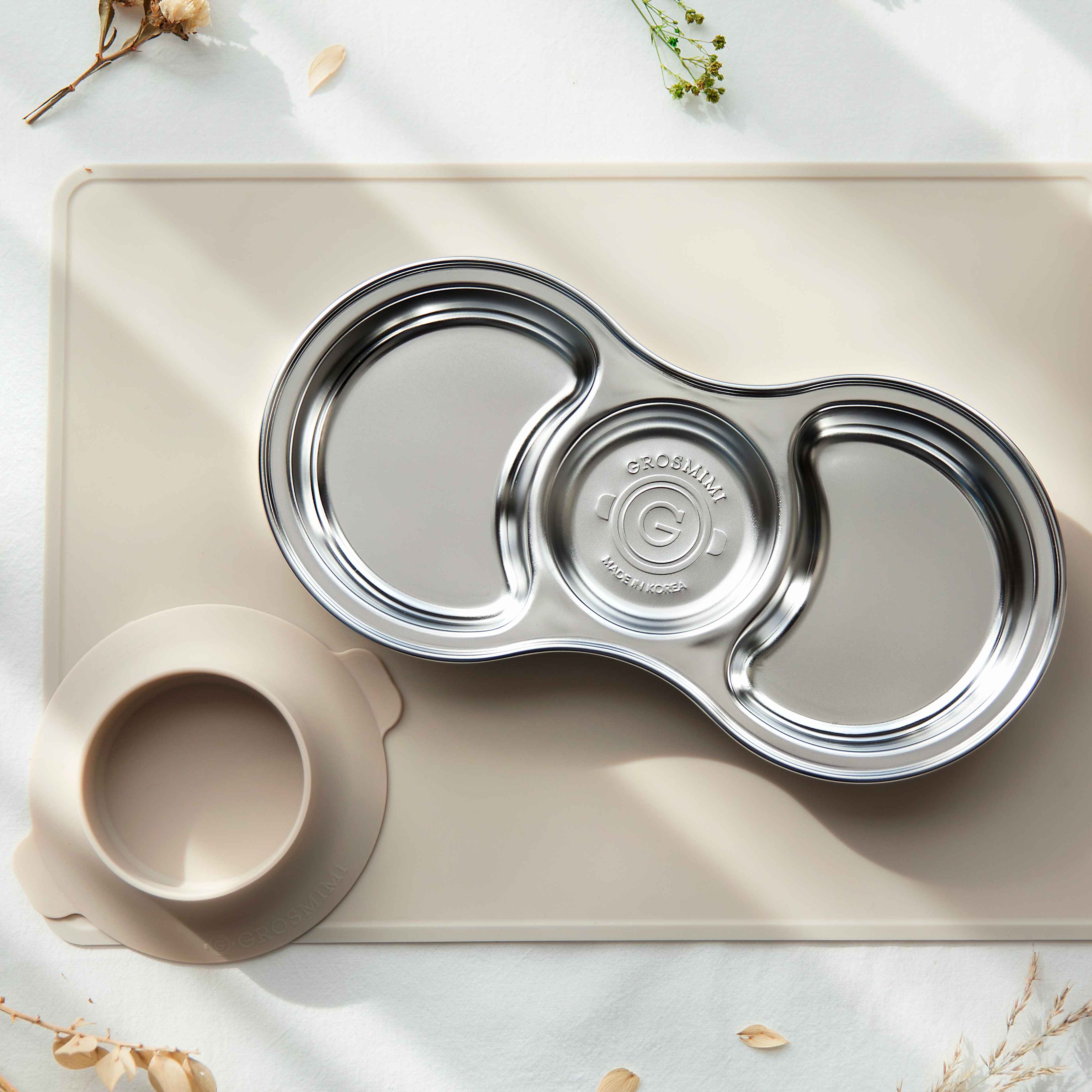 Grosmimi Stainless Steel Food Tray Bundle