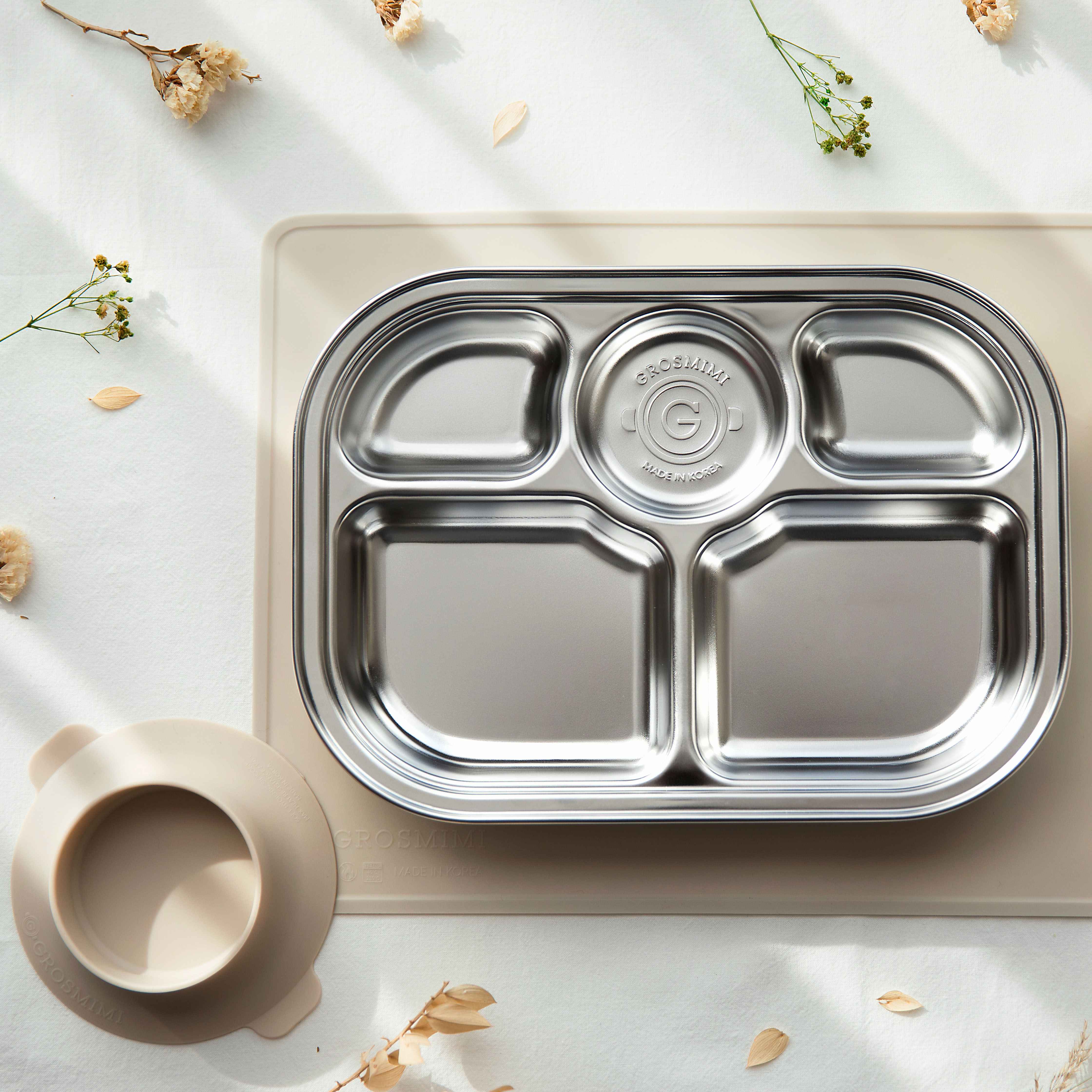Grosmimi Stainless Steel Food Tray Bundle