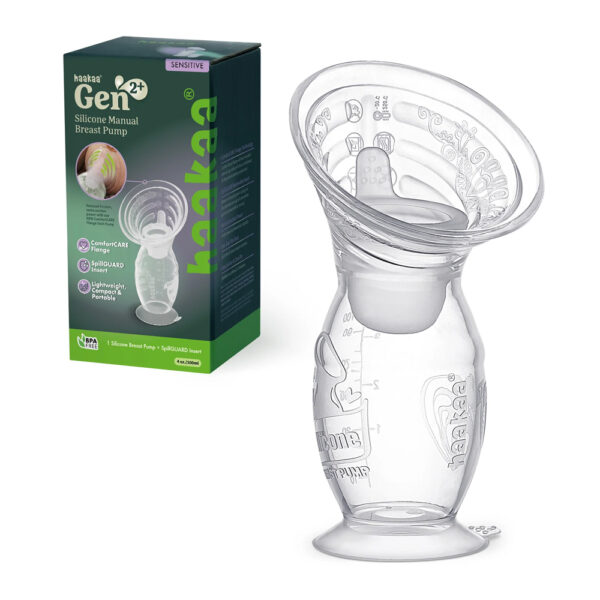 Haakaa Gen 2 Plus Silicone Breast Pump + SpillGUARD Insert