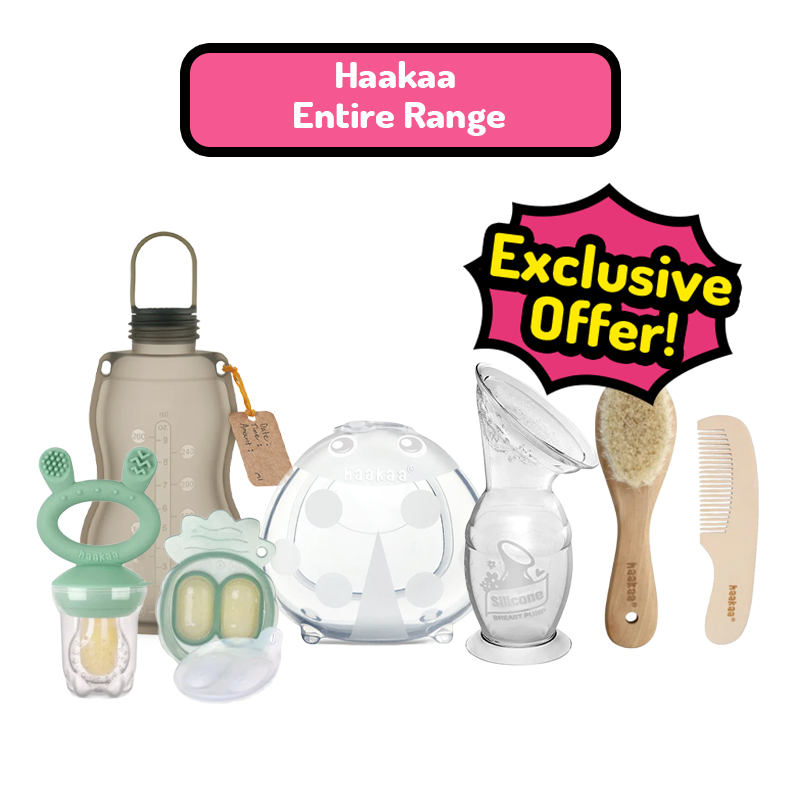Haakaa Entire Range up to 20% + Extra 10% OFF with purchase of 3 or more