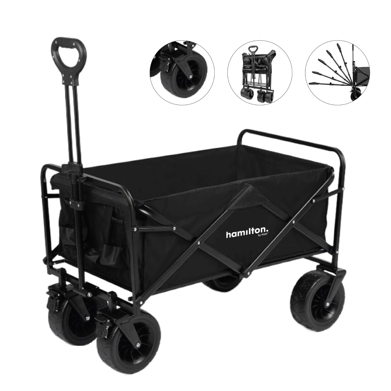 Hamilton Flexi-Fold Wagon Plus With Brake Wheels