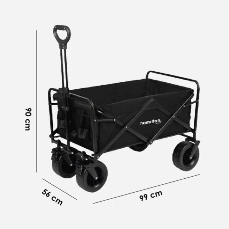 Hamilton Flexi-Fold Wagon Plus With Brake Wheels