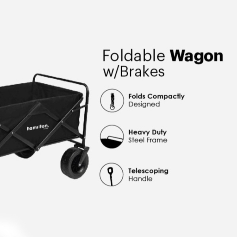 Hamilton Flexi-Fold Wagon Plus With Brake Wheels