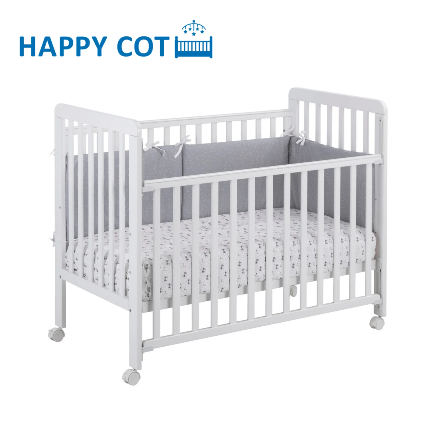 Happy Cot Happy Wonder+ 2.0 Convertible 5-in-1 Baby Cot