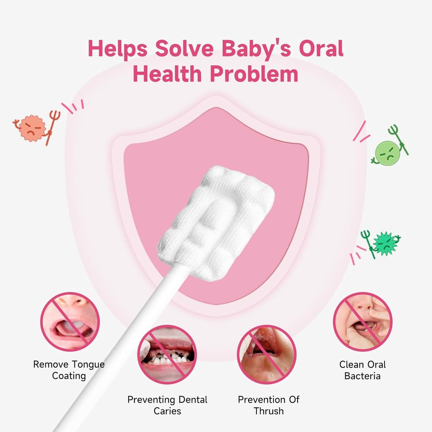 Homie 30pcs Safety Disposable Baby Oral Cleaner