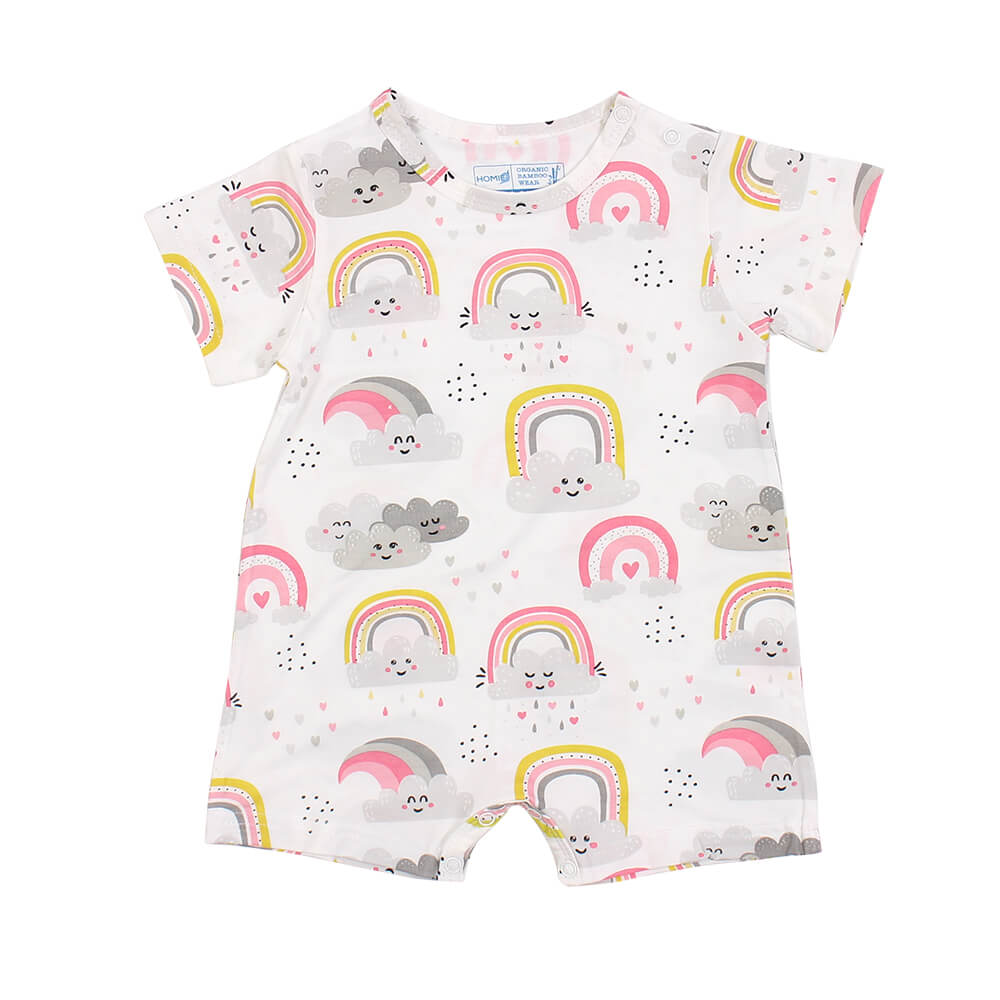 Homie Bamboo Short Sleeve Romper / Sleepwear - Assorted Designs *Choose Design At Booth