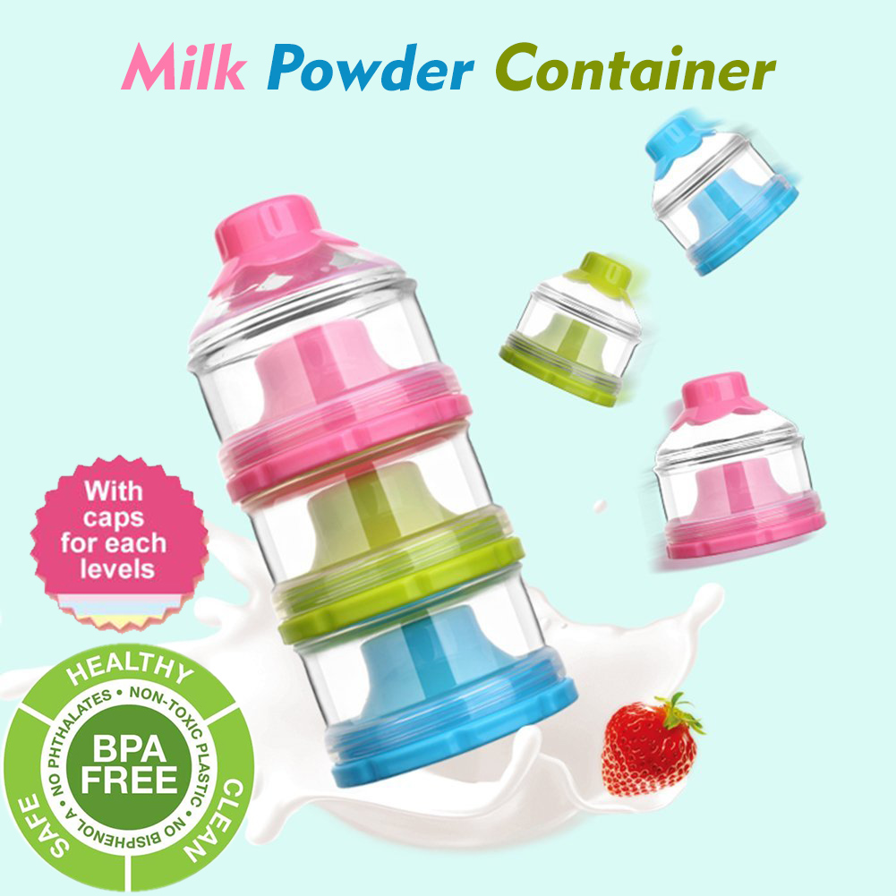 Homie BPA Free Milk Powder Container (3 Stackable Compartments 115ml)