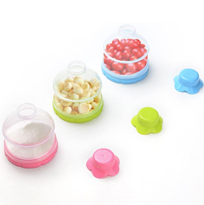 Homie BPA Free Milk Powder Container (3 Stackable Compartments 115ml)