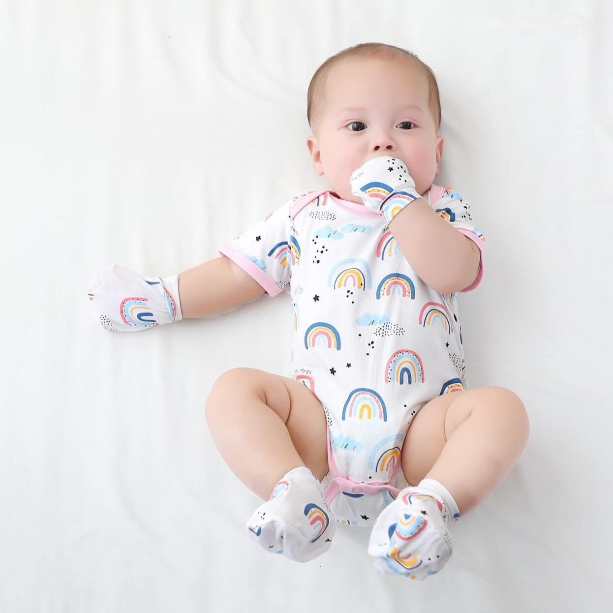 Homie Bamboo Mittens & Booties Set - Assorted *Choose Design At Booth