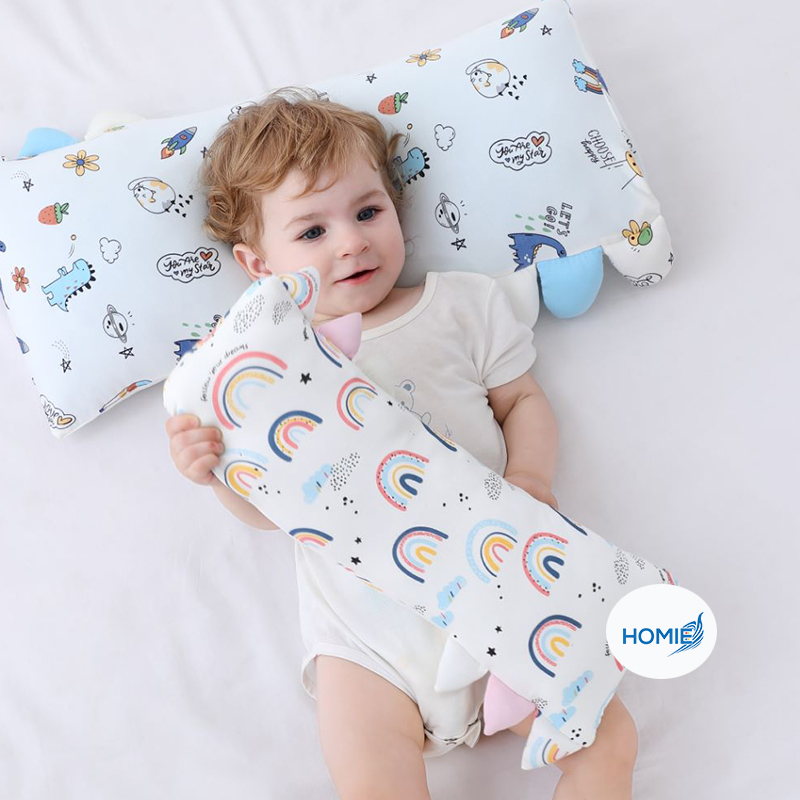 Homie Ultra Soft Organic Baby Bamboo Pillow - Assorted *Choose Design At Booth