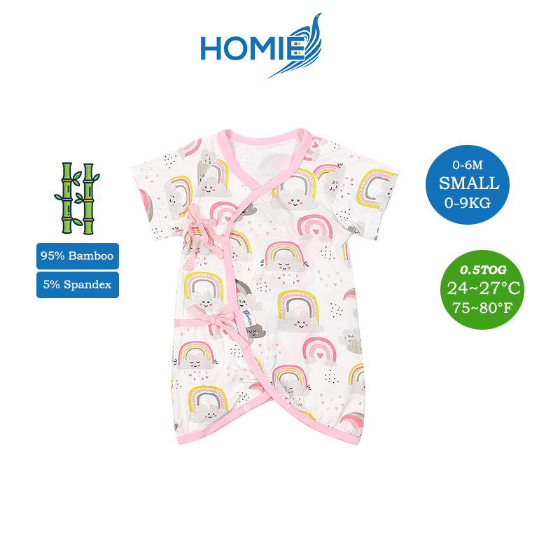 Homie Bamboo Bodysuit Romper / Baby Romper - 0-6M *Choose Design At Booth