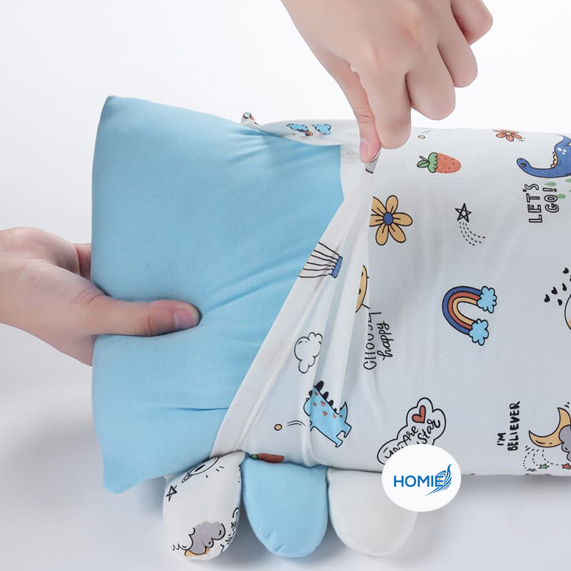 Homie Ultra Soft Organic Baby Bamboo Pillow Case ONLY - Assorted *Choose Design At Booth