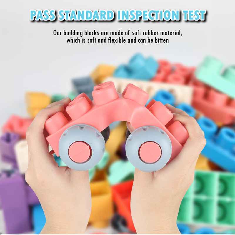 Homie Soft Building Block Sets For Kids 100 pcs (18 Months – 6 Years)