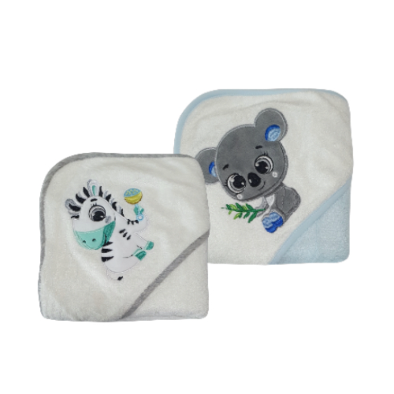 Award Winning 100 Percent Bebe Bamboo Hooded Towels/Kids Bath Towels (Bundle Of 2)