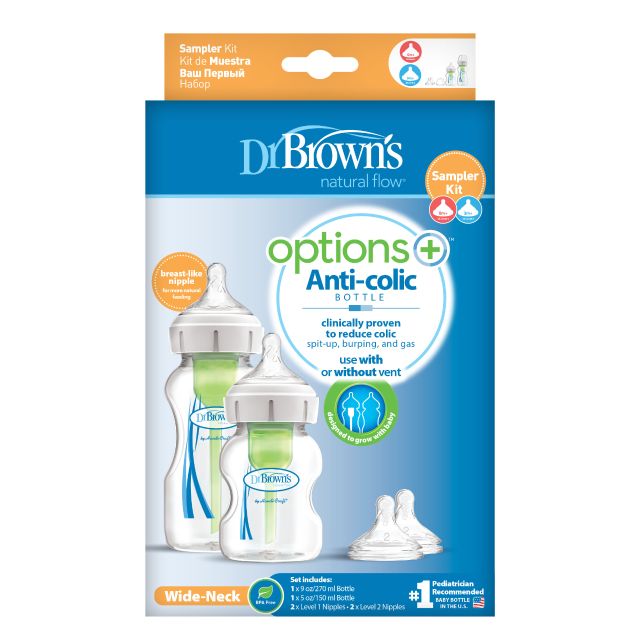 Dr Brown's PP "Options+" Bottle Sampler Kit (Wide Neck)