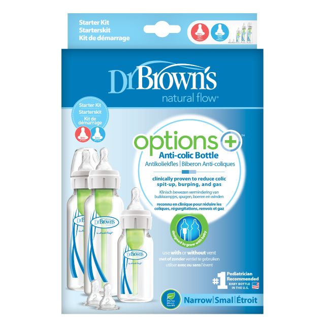Dr Brown's "Options+" Starter Kit (Narrow Or Wide Neck)
