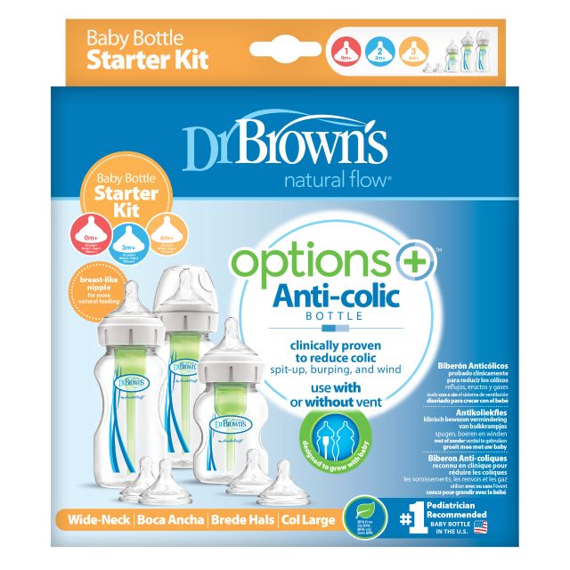 Dr Brown's "Options+" Starter Kit (Narrow Or Wide Neck)