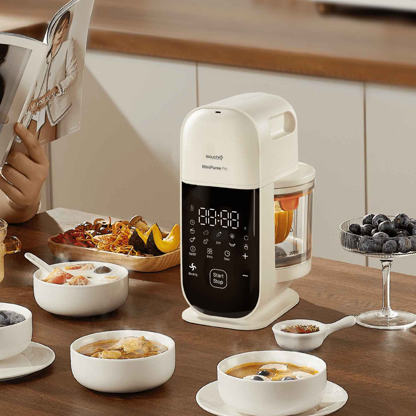 Isauchi Mini Puree Pro 8 In 1 Multi-functional Food Processor